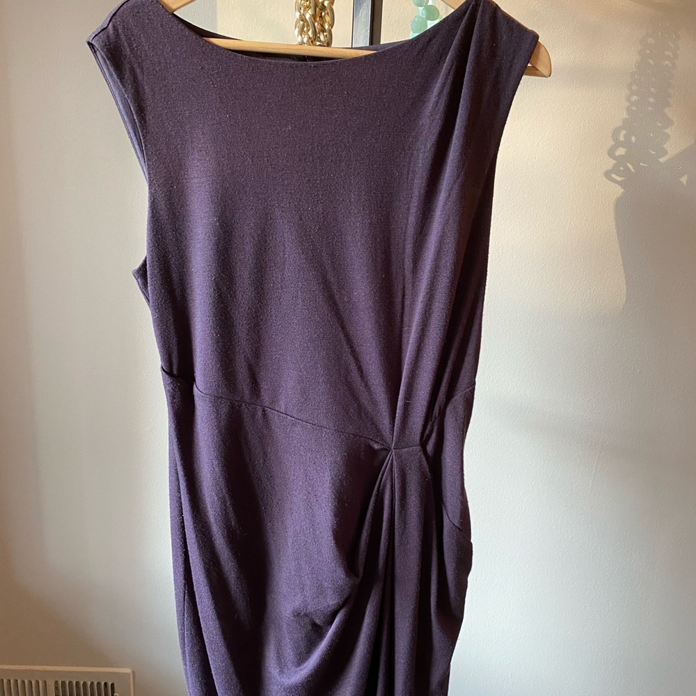 Plum Ruched dress